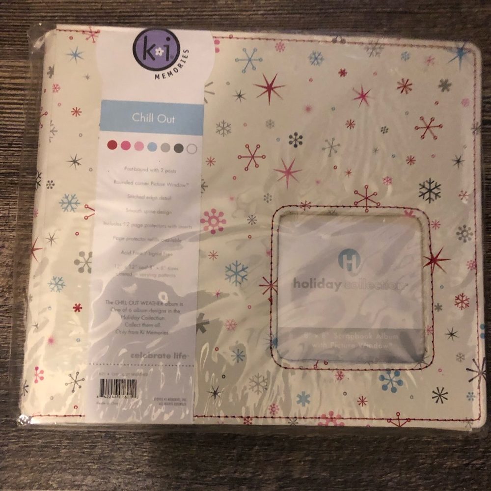 Ki memories 8x8” postbound scrapbook. Chill out!